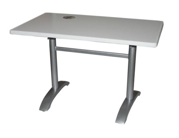 serlaBASE Fix 2+2 Alu-Tischgestell silber klappbar